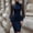 Navy Blue, variant on Morttic Women's Solid Color Elegant Sheer Long Sleeve Bodycon Midi Dress – High Neck Ruched for Office Evening Events Black,S