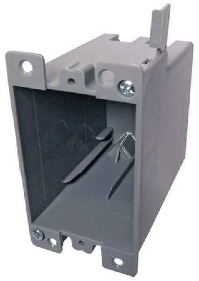 CANTEX EZ21SOR Electrical Box,1 Gang,21 cu. in.,PVC