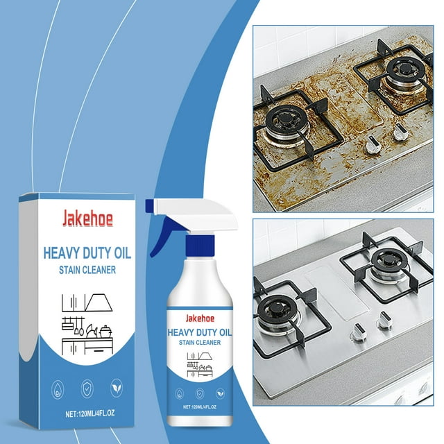 Limpiadores domésticos Limpiador de manchas de aceite de cocina Limpiador de aceite pesado para campana extractora Purificador de humos de aceite 120 ml Limpiador de grasa de alta resistencia