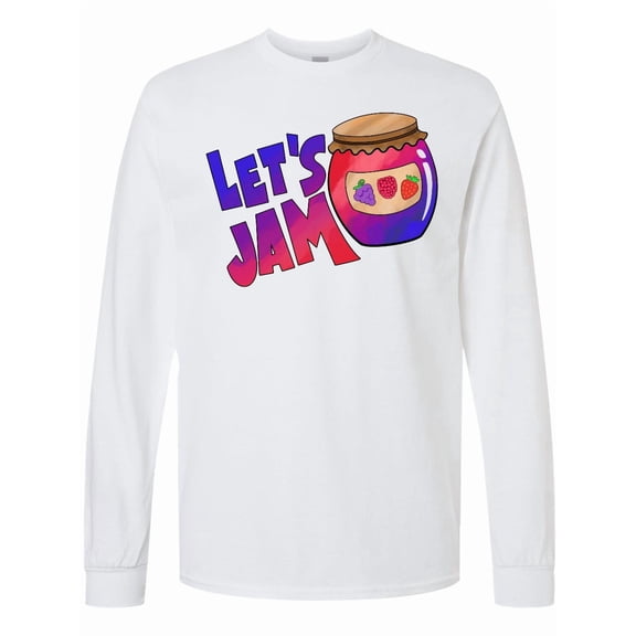 Inktastic Let's Jam Long Sleeve T-Shirt