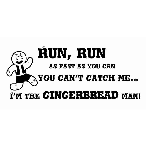 Nursery Rhymes Wall Art Lettering Design | Run Run As Fast As You Can ...