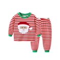 thumbnail image 1 of Conjunto de pijama de manga larga con estampado navideño para niña, para invierno xuanjing  unisex, 1 of 2