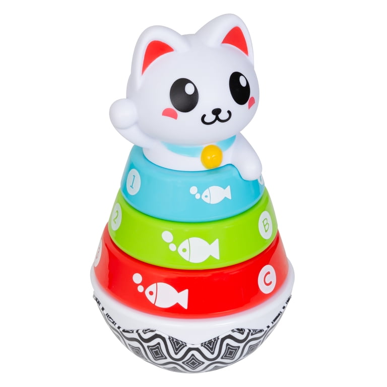 Smart Steps Stack-a-Cat Interactive Stacking Toy, 4 Pieces photo 3