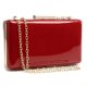 thumbnail image 1 of Bolso de noche Dasein para mujer en charol rojo, 1 of 6