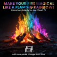 thumbnail image 3 of Magical Flames Fire Color Packets (24 Pack), Fire Color Changing Packets for Fire Pit, Campfires, Bonfires & Fireplaces - Camping Essential, 3 of 5