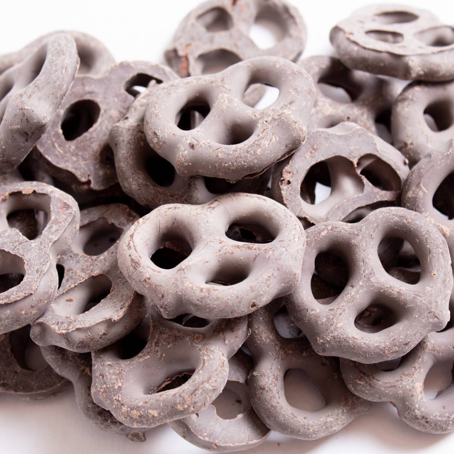 Lehman's Chocolate Covered Mini Pretzels, Pure Dark Chocolate Coated Sweet and Salty Snack, 14 oz Resealable Bag