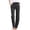 Black Pants, variant on Qetyuw Causal Cotton Linen Pants for Women Lightweight Straight Leg Trousers with Pockets Drawstring Elastic Waist Palazzo Pants