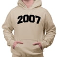 thumbnail image 2 of 2007 College Style Hoodie Sweatshirt Unisex Small Sand, 2 of 5
