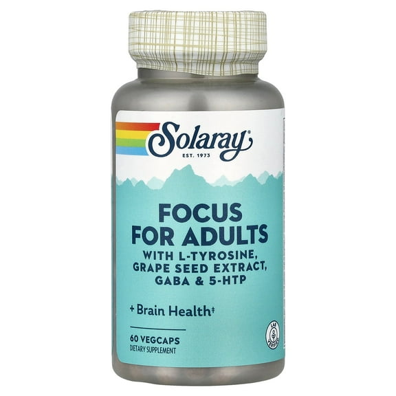 Focus for Adults By Solaray - 60 Capsules