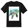 thumbnail image 2 of Plus Size Shirt for Women Black Tops for Women Short Sleeves Shirt for Women Turtle T Shirt Crewneck Shirt for Women XL, 2 of 5