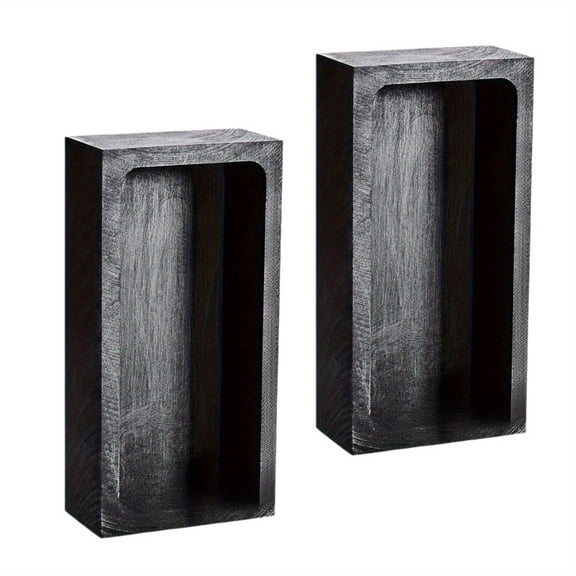 2 Pieces Graphite Ingot Mould Crucible, 4x2x1 Inch Metal Casting Mold for Gold Silver Aluminum Copper Brass Melting and Refining
