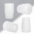 thumbnail image 5 of Frosted Glass Toothbrush Holder, 2-Pack, Wall Mount Replacement Cups, 5 of 5