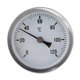 thumbnail image 1 of Thermometer 0-120 Stainless Steel Bimetal Thermometer 63mm Industrial Boiler Pipe Thermometer Pointer Digital Thermometer, 1 of 5