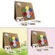 thumbnail image 5 of Ayudas de enseñanza de material Montessori, juguetes de fieltro para rompecabezas de educación temprana en , de cerrojo con forma de A Hugo Forma de color JIGSAW, 5 of 8