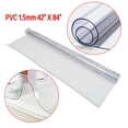 thumbnail image 3 of Generic OUKANING PVC Tablecloth Protector 42'' x 84'' Waterproof Transparent Table Cover, 3 of 9