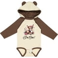 thumbnail image 3 of Inktastic 1st Birthday Cottagecore Baby Girl Deer Girls Long Sleeve Baby Bodysuit, 3 of 5