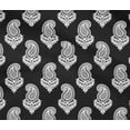 thumbnail image 5 of oneOone Cotton Flex Black Fabric Block Sewing Craft Projects Fabric Prints By Yard 40 Inch Wide, 5 of 5