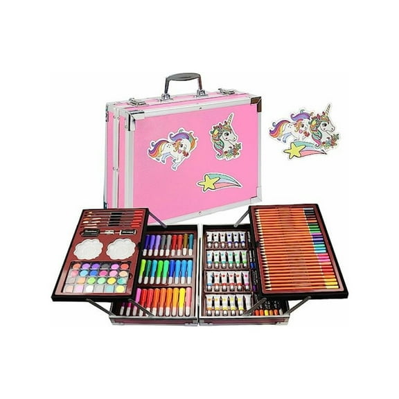 Kit de Dibujo Bluelander 145 Piezas Rosa