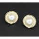 thumbnail image 2 of Elegante perla de la vendimia y los pendientes del perno prisionero para las mujeres de plata 925 Accesorios de moda, 2 of 6