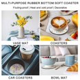 thumbnail image 5 of Happy Easter Coasters Set of 6, Absorbent Coasters for Drinks, Spring Colorful Eggs Butterfly Grey Plaid Coaster for Desk Coffee Table Protection, Home Decor House Warming Gifts 4", 5 of 8