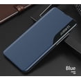 thumbnail image 2 of Luxury Flip Case for Xiaomi 12 Pro, Premium PU Leather Smart Sleep/Wake Up Function Smart View Window Business Phone Case for Xiaomi 12 Pro Deep Blue, 2 of 9