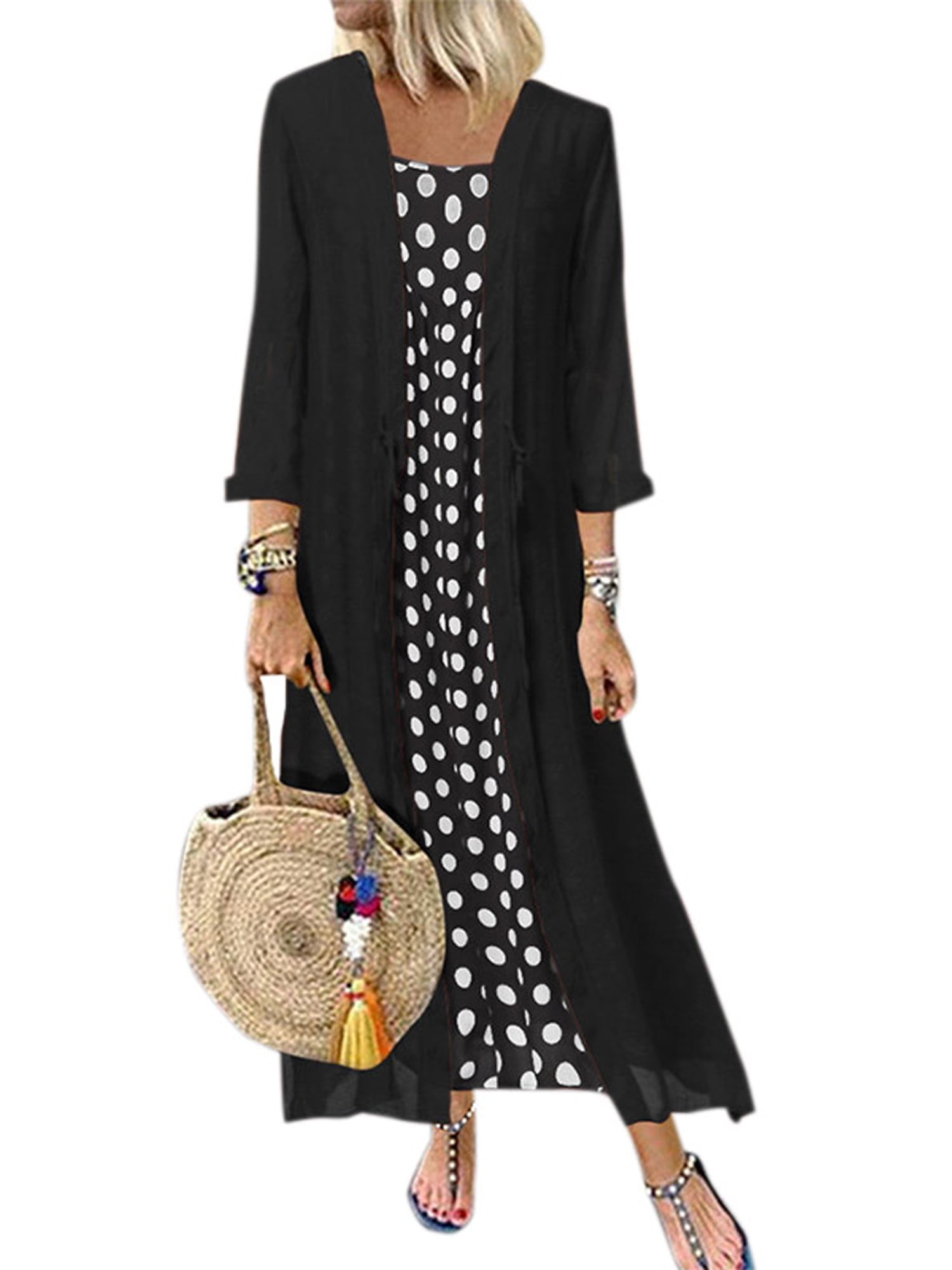 walmart plus size casual dresses