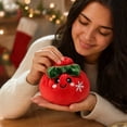 thumbnail image 6 of Cute Plush Stress Relief Toy, Christmas Fidget Squeeze Toy for Holiday Party Favor, Desktop Tabletop Decor, Christmas Stocking Stuffer Gift (8cm/3.15in), 6 of 8