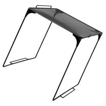 WHAMVOX Foldable Mesh Locker Shelf Organizer Stackable Bathroom Cabinet Storage Rack Under Sink Storage Rack For Home Kitchen And School Gym Shelf Black