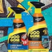 Goo Gone Graffiti Remover Spray Cleaner for Aerosol Spray Paint & Acrylic Paint Clean-Up , 24 oz.