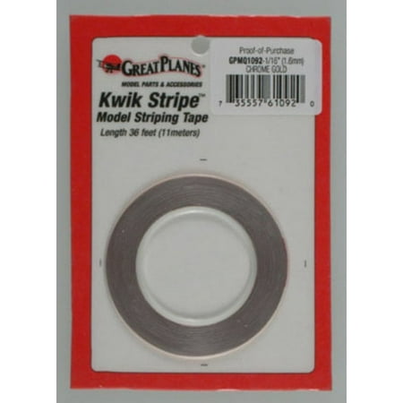 Striping Tape Chrome Gold 1/16"