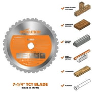 Evolution RAGEBLADE | 7-1/4 In. | 20T | 20mm Arbor | Multi-Material TCT Blade