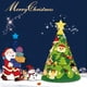thumbnail image 3 of Ganfancp Diy Árbol de Navidad Tridimensional de Tela Gran Regalo de Navidad para Colgar Ofertas Del Día Liquidación 1*Decoración Del Árbol de Navidad, 1*Cuerda Luminosa, 3 of 3