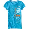 thumbnail image 1 of Aeropostale Womens Aero Athletic Division #87 Graphic T-Shirt, Azul, X-Small, 1 of 1