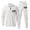 White, variant on Men's Slim Fit 2 Piece Suit Set with Two Button Blazer Long Sleeve Shirt Drawstring Pocket Pants for Party Wedding Business