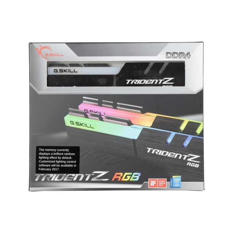 G.SKILL TridentZ RGB Series 16GB (2 x 8GB) 288-Pin PC RAM DDR4