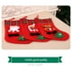 thumbnail image 5 of Naiovety Lints Calcetín de Navidad Colgante portátil Reemplazo temático de Navidad Decorativo Bolsa de regalo de gran capacidad Decoración con cordón Kits de decoración para fiestas Papá Noel Naiovety HA069734-01, 5 of 6