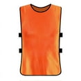 thumbnail image 2 of Adult Sports Training Vest,Football Soccer Training Pinnies Jerseys,Quick-dry Breathable Training Bib Vest,Orange, 2 of 3