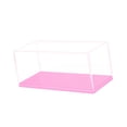 thumbnail image 1 of Bunblic Clear Acrylic Model Car Display Case 1/43 Scale Display Box for Diecast Cars Pink, 1 of 8