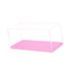 thumbnail image 1 of Vitrina transparente de acrílico para maquetas de coches a escala 1/43, apilable y con protección. Rosa, 1 of 9