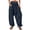 Navy, variant on Baqcunre Womens Sweatpants Womens High Waist Wide Leg Pants Palazzo Pants Beach Loose Baggy Harem Pants With Pockets Joggers Pants For Women Womens Pants Black S