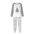 thumbnail image 2 of Busydd Family Christmas Pajamas Matching Sets Fashion Long Sleeve Holiday Print Christmas Pjs Casual Round Neck Tops and Pockets Pants Christmas Family Pajamas Sleepwear, 2 of 5