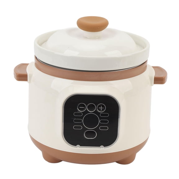Suodoka 1.8L 235W Electric Stew Pot – 24‑Hour Smart Timer, Anti‑Dry Burn, No‑Overflow, Compact Kitchen Cooker