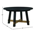 thumbnail image 4 of Steve Silver Aubrey Black 5pc Round Dining Set, 4 of 12