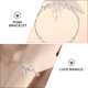 thumbnail image 5 of ColoMX Brazalete expandible a granel, brazalete de la suerte a granel, brazalete ajustable en blanco, 5 of 7