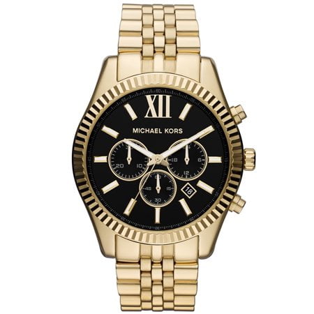 Michael Kors Men's Lexington Chronograph Gold-Tone Stainless Steel Watch  45mm MK8286
