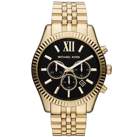 Michael Kors Chronograph Gold-Tone Steel Watch 45mm MK8286 -