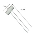 thumbnail image 2 of Washranp 5Pcs Plant Labels,Iron Waterproof Long T-shaped Sharp Garden Markers Stakes Plant Tag for Indoor Outdoor Grow Flowerpot Potted Herbs, 2 of 4