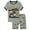 Green Excavator, variant on Toddler Boys Pajamas Short Sets Fire Truck Cotton 2 Piece Pjs Sleepwear Summer Clothes Kids Jammies 2-9Y