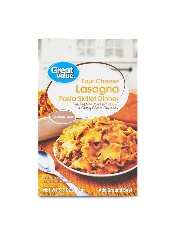 Great Value meal kits and sides in Great Value pantry