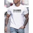 thumbnail image 1 of Camiseta con estampado "Soy abuelo", camisetas para hombre, camisetas casuales de manga corta para verano, camisetas de ocio, 1 of 9